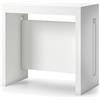 Terraneo Consolle trasformabile in tavolo mod. Extend col. bianco