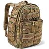 5.11 | Rush 24 | Zaino Tattico Militare | 37L | Nylon 1050D | Trekking | Impermeabile | Robusto | Funzionale | 20 Scomparti | Vano per Sacca Idrica | Escursionismo | Multicam