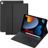 WENMILY Custodia con tastiera per iPad 9/8/7 Generazione 10.2'', Italiana QWERTY | Cover Tastiera per iPad 9 Generazione, Custodia iPad con Tastiera Bluetooth Staccabile, per iPad Air 3 / Pro 10.5, Nero