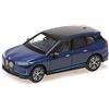 Minichamps 870024601 Auto Modello BMW IX M60 2022 Blu Metallizzato 1:87