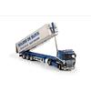 WSI MODELS 01-4736 DAF 95XF Space Cab 4x2 Rialzante Scala 1:18 Resin Blue