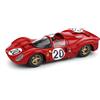 Brumm R160 1/43 Ferrari 330 P4 Spider 1967 Le Mans 24h #20 C.Amon / N.