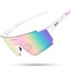 MODEO Occhiali da sole sportivi per ciclismo con protezione UV400 - DZ-S1411-B-10 1LENS