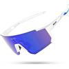 MODEO Occhiali da sole sportivi per ciclismo con protezione UV400 - DZ-S1411-B-08 1LENS