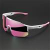 MODEO Occhiali da sole sportivi oversize con UV400 e lente specchiata - C5-pink mirror China Mainland