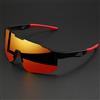 MODEO Occhiali da sole sportivi oversize con UV400 e lente specchiata - C2-red mirror China Mainland