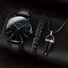 MODEO Set di 3 pezzi con orologio al quarzo, bracciale e collana - C Set No Box