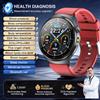 MODEO Smartwatch con ECG, pressione sanguigna e display AMOLED - physical examination Red