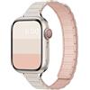 MODEO Bracciale magnetico sottile per Apple Watch - 12 starlight pink 42 44 45 46 49mm China Mainland