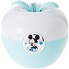 VALENTI & CO. - Disney Topolino - Luce Notturna Bambini con Lampada LED Colorata per Cromoterapia da Comodino, Comandi Magici con il Soffio e Finiture in Argento