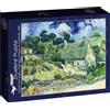 Bluebird Puzzle Puzzle da 1000 pezzi. Vincent Van Gogh. Vecchie capanne a Cordeville, 1890