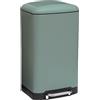 5five Simply Smart Cestino dei rifiuti in metallo con pedale, 30 litri