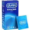 Durex Extra Safe 12 pezzi Preservativi Transparent 56 mm