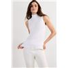 Intimissimi Smanicato A Collo Alto In Micromodal Bianco