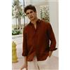 Intimissimi Camicia In 100% Lino Marrone