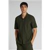 Intimissimi Camicia Manica Corta Bowling Verde
