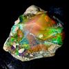 AK GEMS AND JEWELLERY Gemma Naturale Fire Opal Etiope Nero Grezzo 20 Ct 20x18 mm 1 Pz