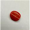 Red Coral Gemstone, Naturale Corallo Cab loose gemstone 5.80 Cts, 15x14mm
