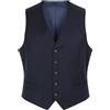 Suitsupply Gilet Lazio Uomo UK50S Blu Scuro In Lana Bottone