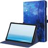 FINTIE Cover per Samsung Galaxy Tab A11+ Plus/Tab A9+ Plus 11 (2025/2023) | [Multi-angli] Slim Fit Stand Custodia Case con Tasca, Starry Sky