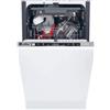 HOOVER lavastoviglie da incasso HS6B2S1PTA 45 cm, 16 coperti, controllo remoto App hOn, Classe C - HS6B2S1PTA