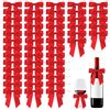 Minfuerang 50 Pezzi Fiocchi Regalo Decorativi,9x9cm,Fiocchetti in Raso con Filo | Fiocchetti in Raso con Filo,Fiocchi di raso per Natale,Matrimonio,Compleanno,Confezioni regalo,Fai da te