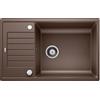 BLANCO ZIA XL 6 S Compact - Lavello rettangolare da cucina in granito per basi con larghezza di 60 cm - Gocciolatoio accorciato e vasca XL - SILGRANIT - Marrone - 523272