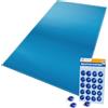 VOUNOT® Telo Copri Piscina Rettangolare 8x14m, Telone Impermeabile in PE 160g/m², Resistente agli UV, Doppio Strato con Occhielli in Alluminio, Copertura Protettiva per Piscina Fuori Terra, Blu Scuro