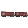 PIKO EXPERT 58293 Set 2 carri ad apertura telescopica della DB Cargo