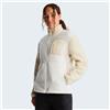 The North Face Giacca in pile Yumiori con cerniera integrale da donna - WHITE DESERT STONE
