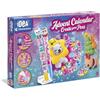 Clementoni Idea - Calendario dell'Avvento Create Your Pens, Kit Creativo Bambini 6+ Anni, Cofanetto di Natale con 24 Sorprese per Creare e Decorare Penne Personalizzate, 18485