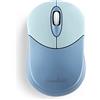 Perixx PERIMICE-802BL - Mouse wireless Bluetooth, design portatile, compatibile con Windows, iOS e Android, PC, laptop, tablet e smartphone, colore: blu