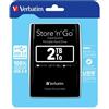 Verbatim Disco rigido portatile Store 'n' Go USB 3.0 da 2 TB Nero (2TB Verbatim