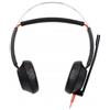 HP Poly Cuffie stereo Poly Blackwire 5220 con connettore USB-C + spina da 3,5 mm