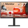 LG 27BA650-B Monitor PC 68,6 cm [27] 1920 x 1080 Pixel Full HD LCD Nero (27IN 27