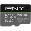 PNY PRO Elite microSDXC 512GB Classe 10 (MICRO-SD ELITE 512GB PRO ELITE,512GB mi