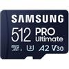 Samsung PRO Ultimate microSD Memory Card 512GB (Samsung PRO Ultimate MB-MY512SA