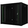 Lanview RWP09U45BL rack 9U Da parete Nero (19 9U Rack Wall Mount Pro - 600 x 450