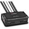 Lindy 42344 switch per keyboard-video-mouse [kvm] Montaggio rack Nero (2 PORT DI