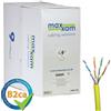 Cablenet Cat6 Yellow U/UTP LSOH 24AWG Solid CPR B2ca Cable 305m Reel in Box cavo