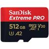 SanDisk Extreme PRO 512 GB MicroSDXC UHS-I Classe 10 (EXTREME PRO MICROSDXC 512G