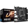 GIGABYTE H610I Scheda madre - Supporta CPU Intel Core di 14a generazione, VRM di