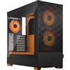 Fractal Design Pop Air Tower Nero, Arancione (POP AIR RGB ORANGE CORE TG CASE)