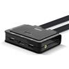 Lindy 42346 switch per keyboard-video-mouse [kvm] Nero (2 PORT DISPLAYPORT 1.2 U