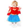 Amscan 9906725 - Costume ufficiale Warner Bros. con licenza Wonder Woman, per bambine (12-18 mesi)