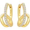 CYMYSS Orecchini Oro Donna in Argento 925 Placcato Oro 18K, Orecchini Dorati Eleganti e Leggeri, Gioielli Donna per Uso Quotidiano, Occasioni Speciali e Regalo