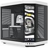 HYTE Y70 Touch Infinite Dual Chamber ATX Mid Tower Custodia estetica moderna con touchscreen LCD 2.5K integrato - Panda