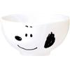 Snoopy Ciotola di riso PEANUTS Snoopy Face Up 4,13 x 2,17 pollici Kaneshotouki...