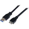 StarTech Cavo USB-A a Micro-B 1m, 5Gbps, M/M, Nero (USB3CAUB1M) | Certificato USB-IF, USB 3.2 Gen1, Retrocompatibile USB 2.0, Ricarica e Dati