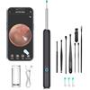 DAILINK Pulizia Orecchie con 6 Luci LED Pulitore Orecchie con Telecamera 1296P 3,5mm HD Impermeabile, Pulisci Orecchie,Otoscopio Digitale WIFI,Orecchie Endoscopio Professionale per IOS e Android